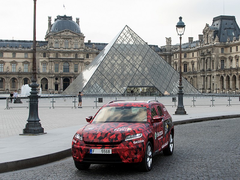 Kodiaq vyzkoušel závěrečnou etapu Tour de France